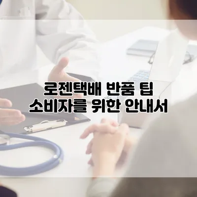 로젠택배 반품 팁: 소비자를 위한 안내서